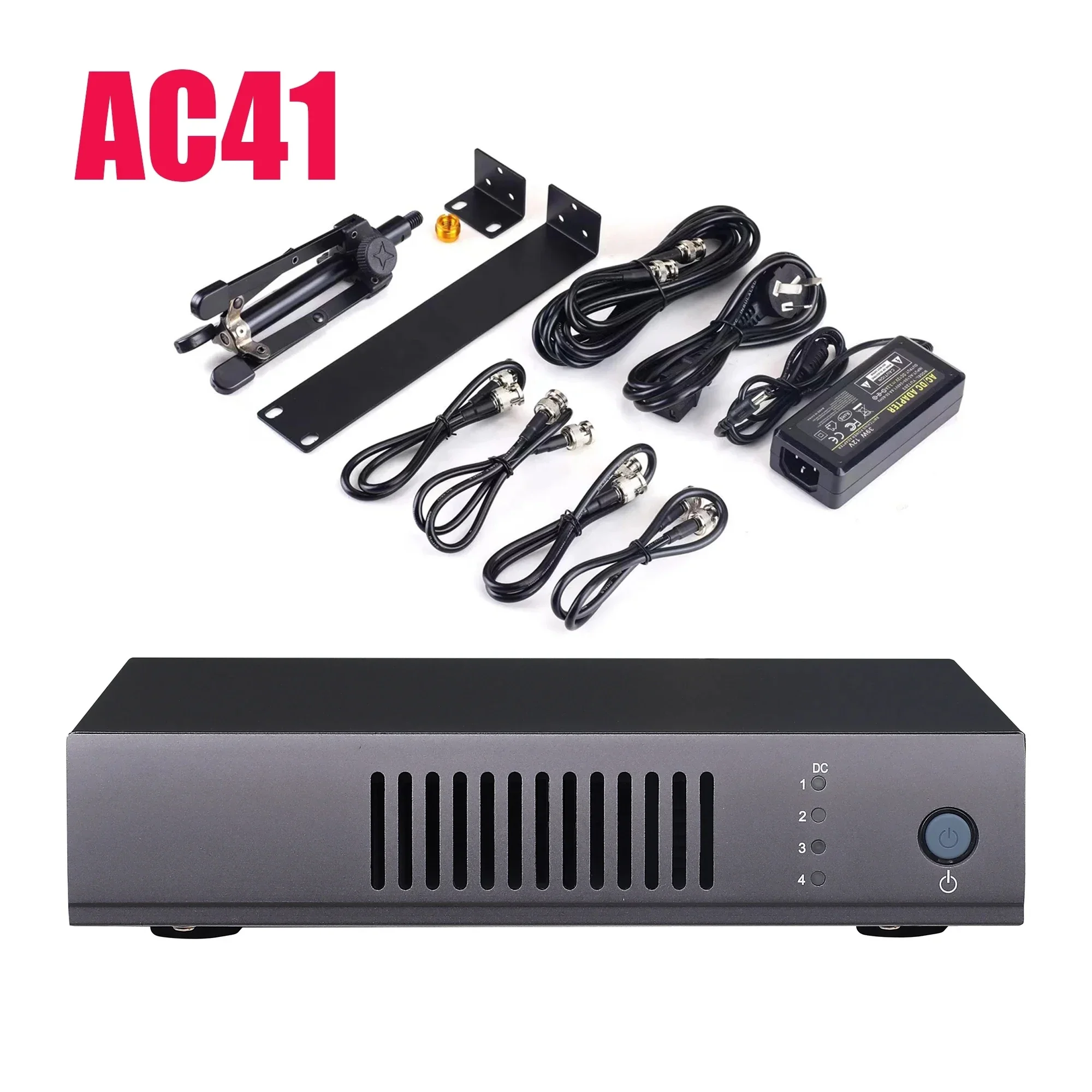 Honuan ac41 divisor de antena combinador de antena ativa 450-960mhz para todos os sistemas profissionais de monitor intra-auricular pro áudio