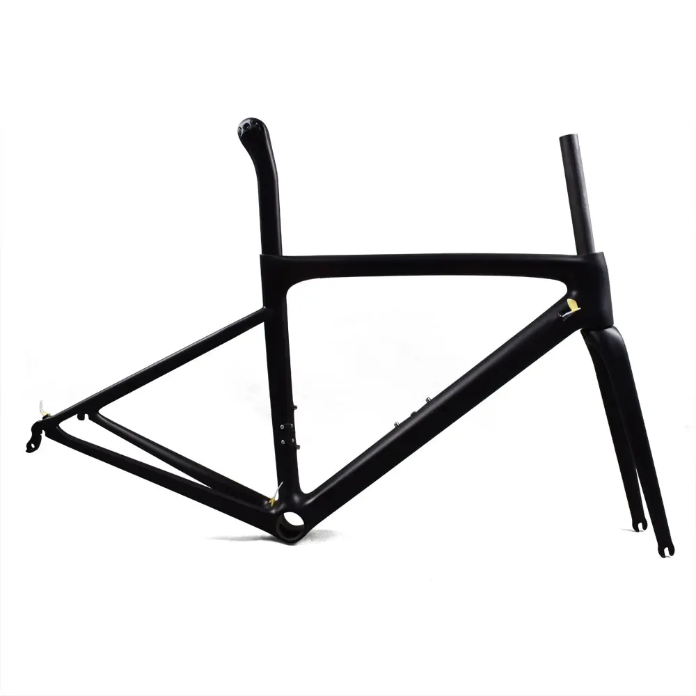 

Customized carbon bicycle frame T1100 Ultra-Light Carbon Road Bike Frame Internal Cable Routing Rim Brake Road Racing Frameset