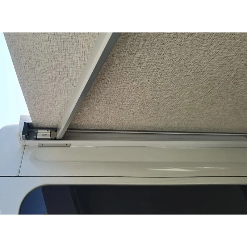 أفضل بيع 1.5*1 متر مقاوم للماء بولي كلوريد الفينيل في الهواء الطلق المظلة القماش متنقل قافلة مقطورة RV المظلة للبيع #5