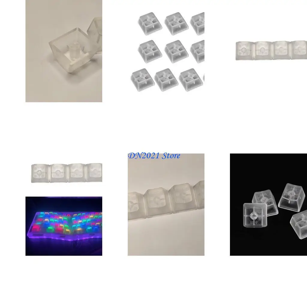 

F3KE Transparent Backlit Keycap CherryHeight Compatible Mechanical Gaming Keyboard