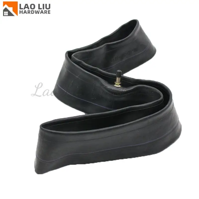 Chambre à air de pneus de moto 3.00-17 17 pouces, pneus intérieurs à Valve droite en caoutchouc