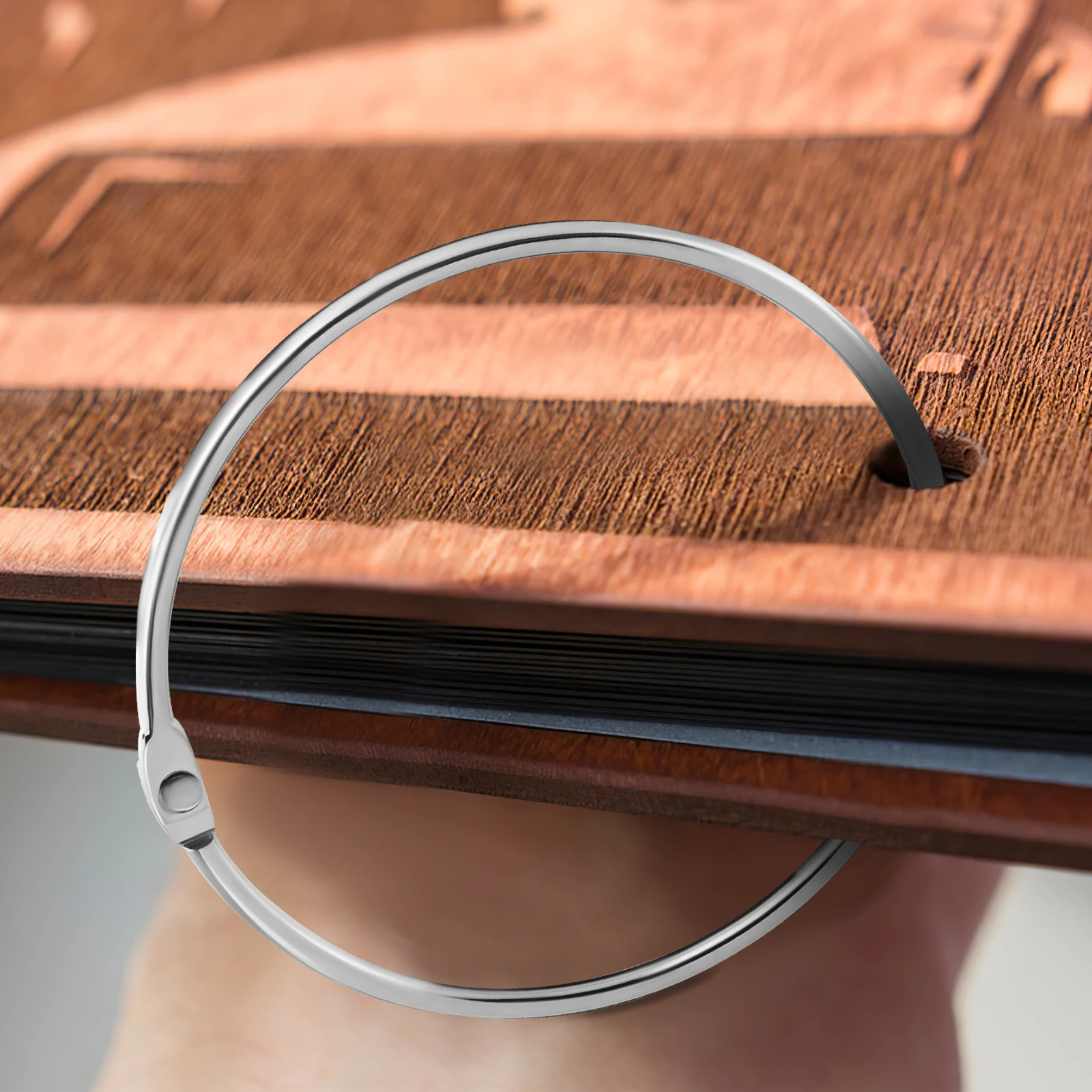 

16Pcs Metal Binder Rings Iron Circular Clips for Notebook Paper Binding Rings Bulk Pack Office School Supplies Storage