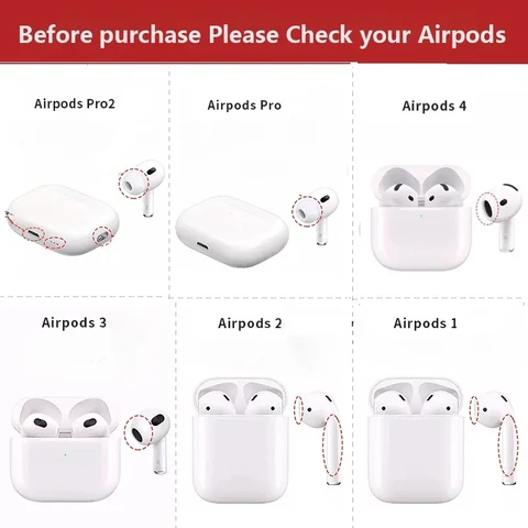 Противоударный чехол для AirPods 3/4 и Pro 1/2 с защитным замком — внешний вид товара
