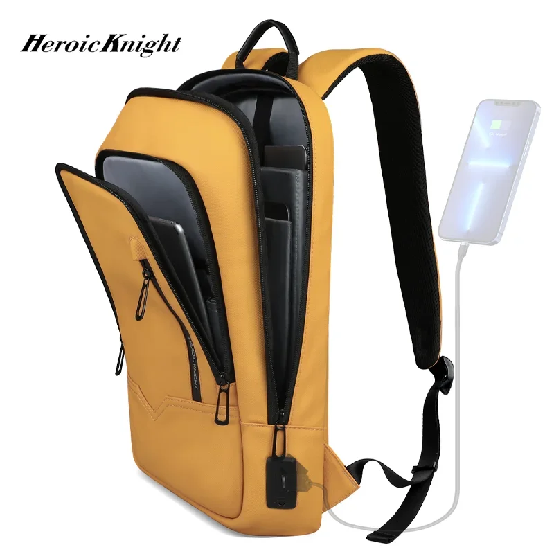 Thin and light backpack, small commuter computer backpack, leisure travel men's work backpack, multifunctional fashion