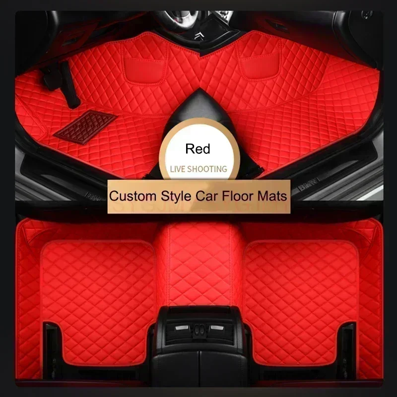 SYGJMY Custom Car Floor Mats for Geely Emgrand Ec7 2018-2023 2016-2017 2014-2015 Interior Accessories