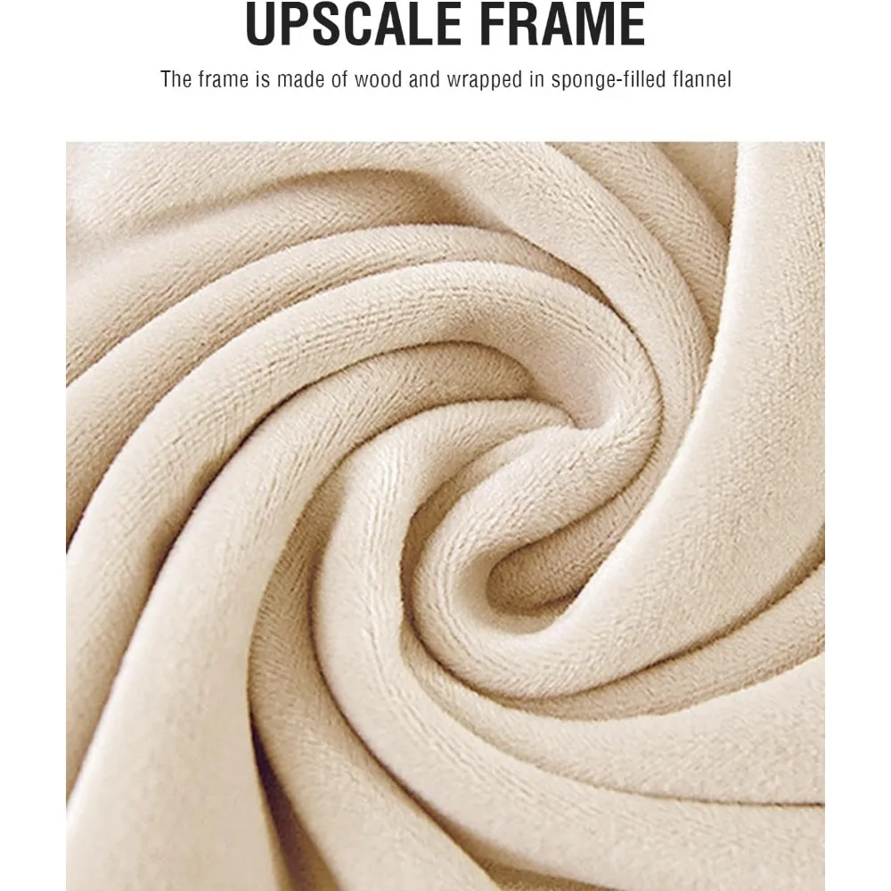 Full Length Wavy Mirror 63 x 24 - Wall Hanging or Leaning Mirror with Wooden Frame for Home Decor