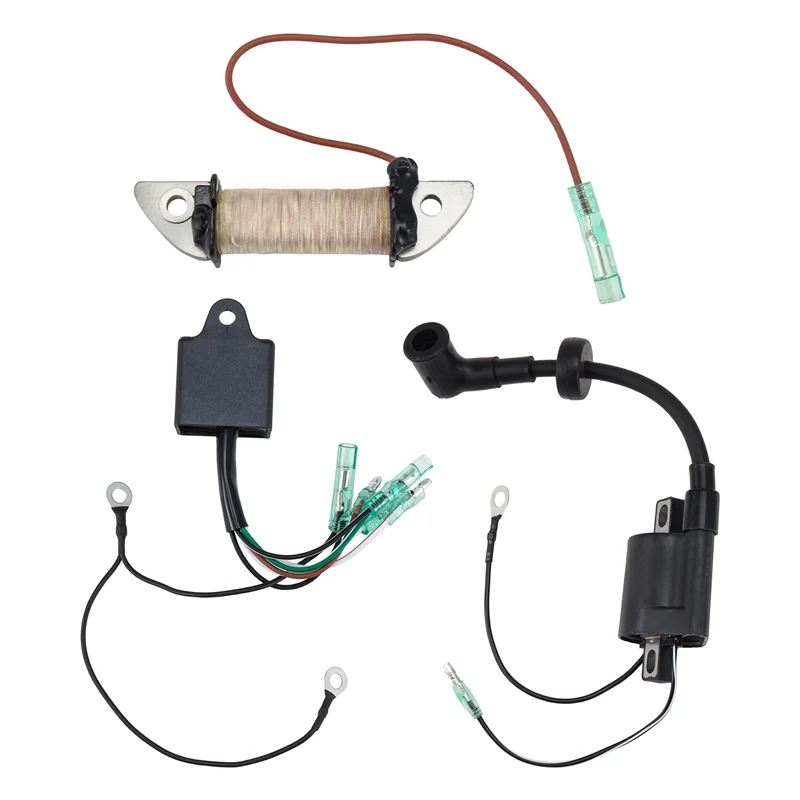 

AA-для 2-тактного двигателя, комплект катушек для зарядки подвесного двигателя, комплект зажигания высокого напряжения 6E0-85570-00 6L5-85540-M0-00 6E0-85520-70