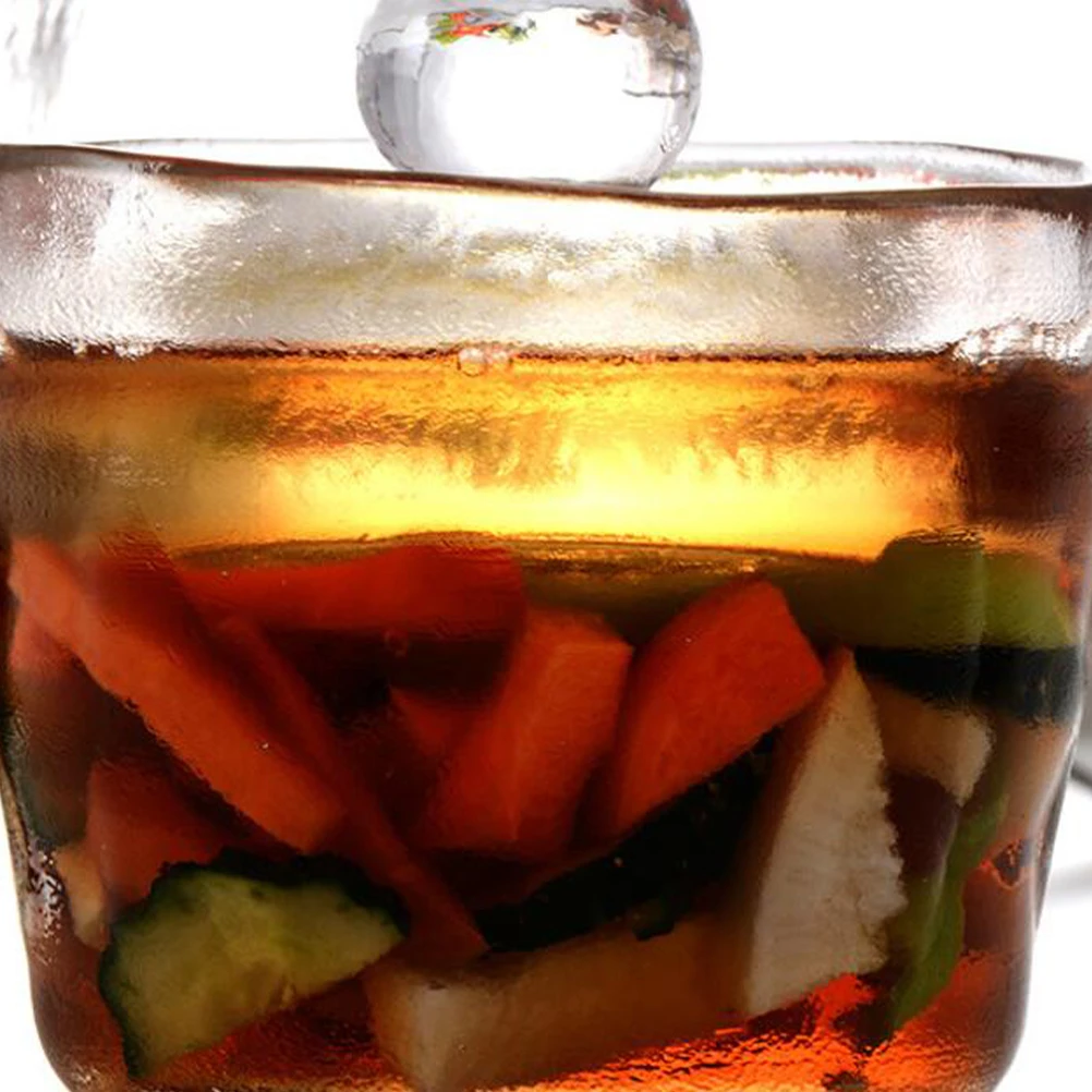 

Pickled Storage Box Transparent Multipurpose Food Jar Good Seal Effect Safe Secure Convenient Packaging Home Accessories