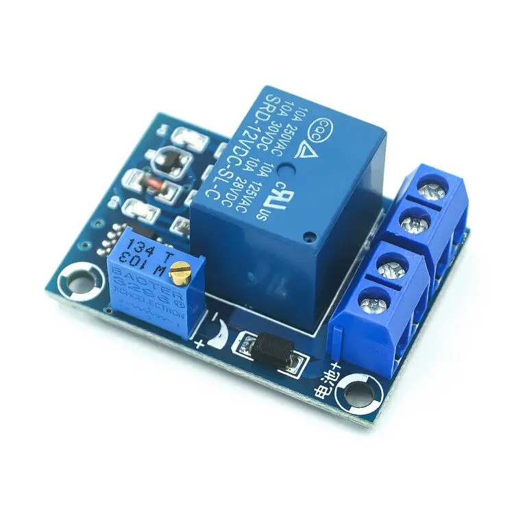 12V battery undervoltage management module voltage undervoltage automatic restore battery load power off protection switch