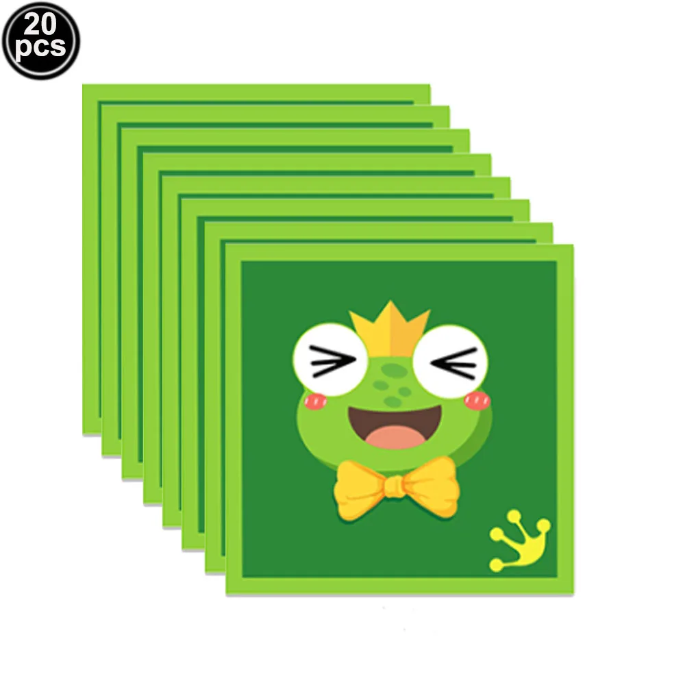 Frog Birthday Party Decorations Happy Birthady Banner Balloons Disposable Tableware Cake Toppers  Frog Theme Birthday Supplies view 5