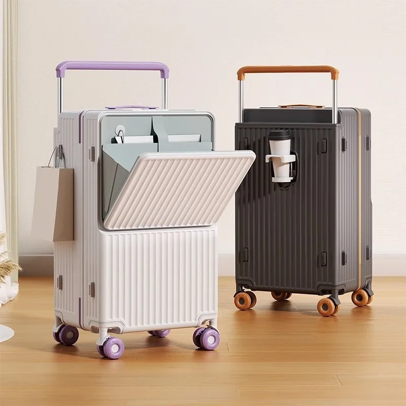 

Large Capacity Wide Telescopic Suitcase Lightweight Shock Absorbent Anti Drop Anti Break Safe Lock Travel Case Luggage Set