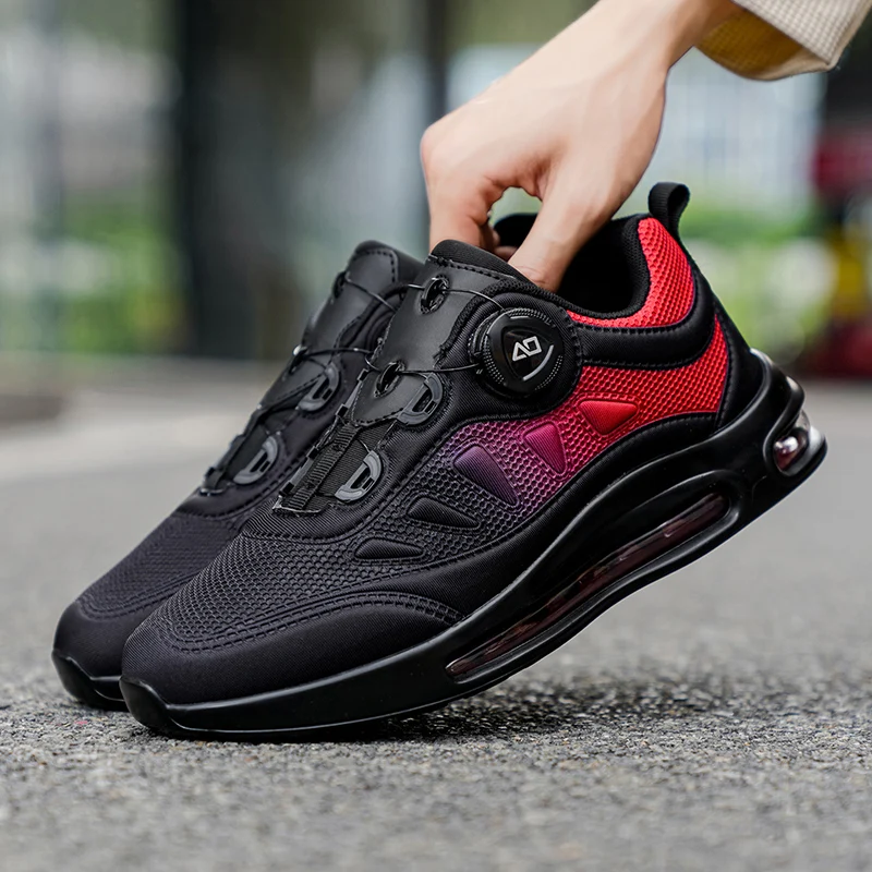 2025 جديد الرجال تشغيل أحذية رياضية امتصاص الصدمات أحذية للمشي الرجال جلد سريع في الهواء الطلق أحذية رياضية مريحة الاحذية الرياضية #4
