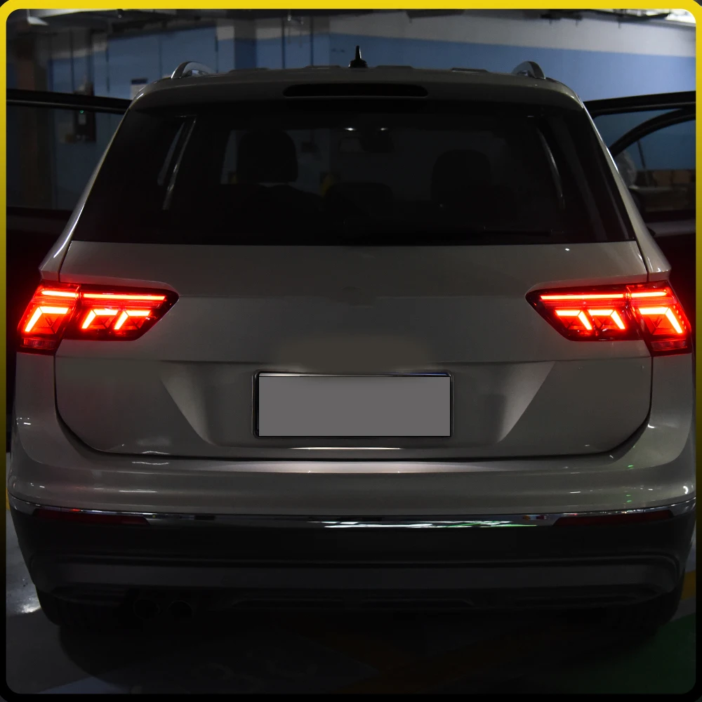 For VVW Tiguan L 2017-2021 Auto Back Lamps Assembly Upgrade 2024 Style LED Taillights Car Plug and Play Accessories
