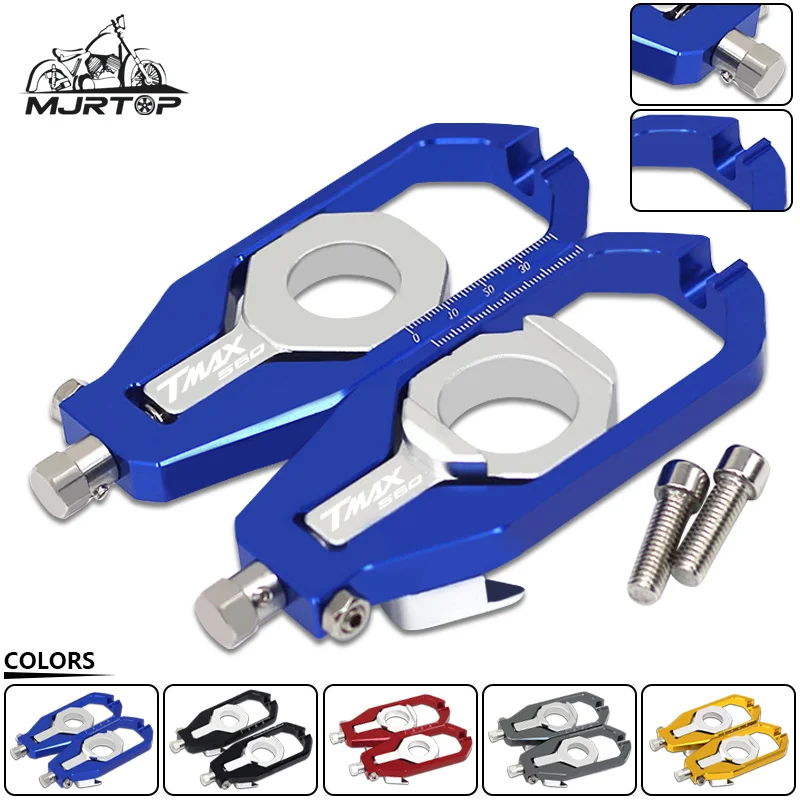 

Motorcycle CNC Aluminum Rear Axle Chain Adjusters Tensioners Catena Spool For YAMAHA T-MAX 560 TMAX560 TMAX Techmax 2020-2022