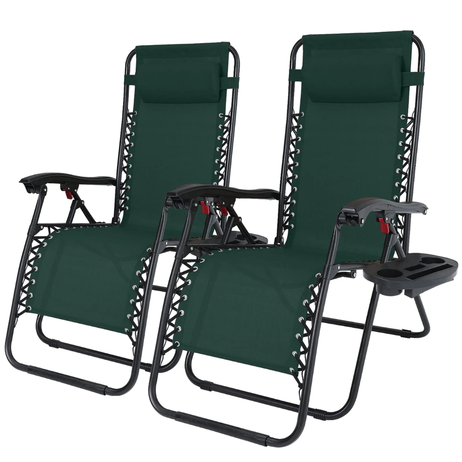 كرسي قيلولة معدني قابل للطي للمكتب والشرفة للاسترخاء الترفيهي لشخص كسول مع مسند ظهر وسرير قيلولة خارجي #2