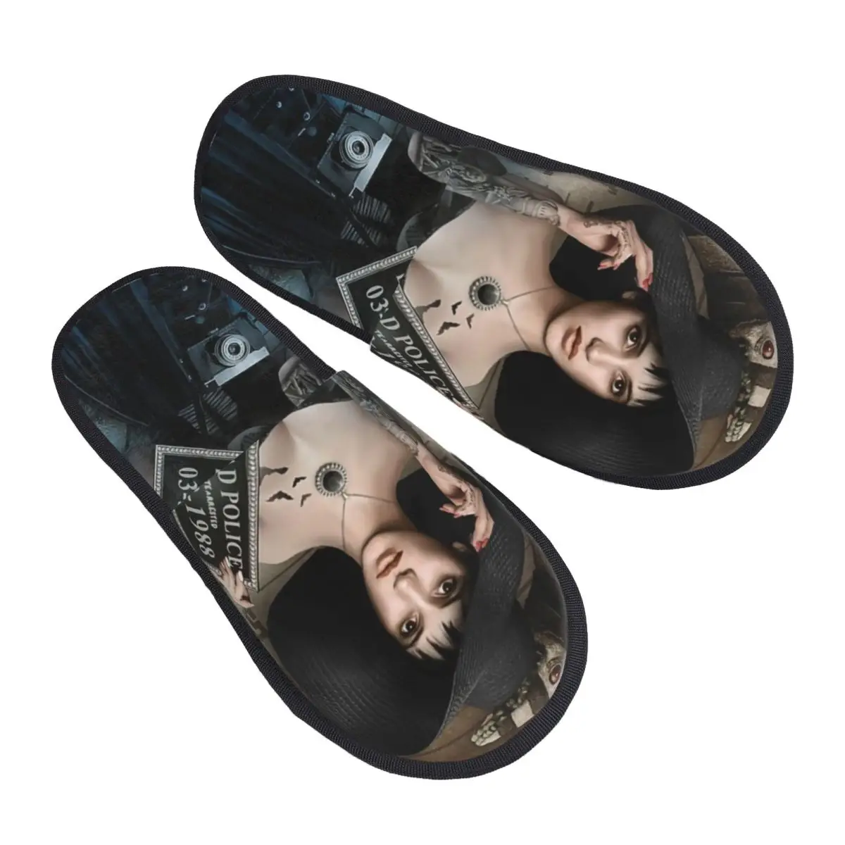 

Michael Myers Halloween Horror Movie Serial Killer Guest Slippers for Spa Women Custom Print House Slipper