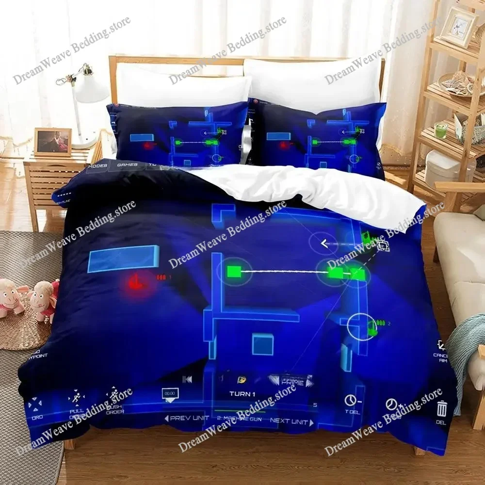 

Game Frozen Synapse Bedding Set Single Twin Full Queen King Size Bed Set Adult Kid Bedroom Duvet Cover Sets Anime Bed Sheet Set