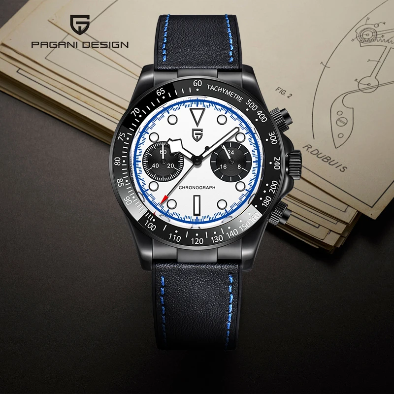 PAGANI DESIGN New Luxury Men's Watches Quartz Wristwatches 2026 Speed Chronograph Watch For Men AR Sapphire Waterproof Luminous