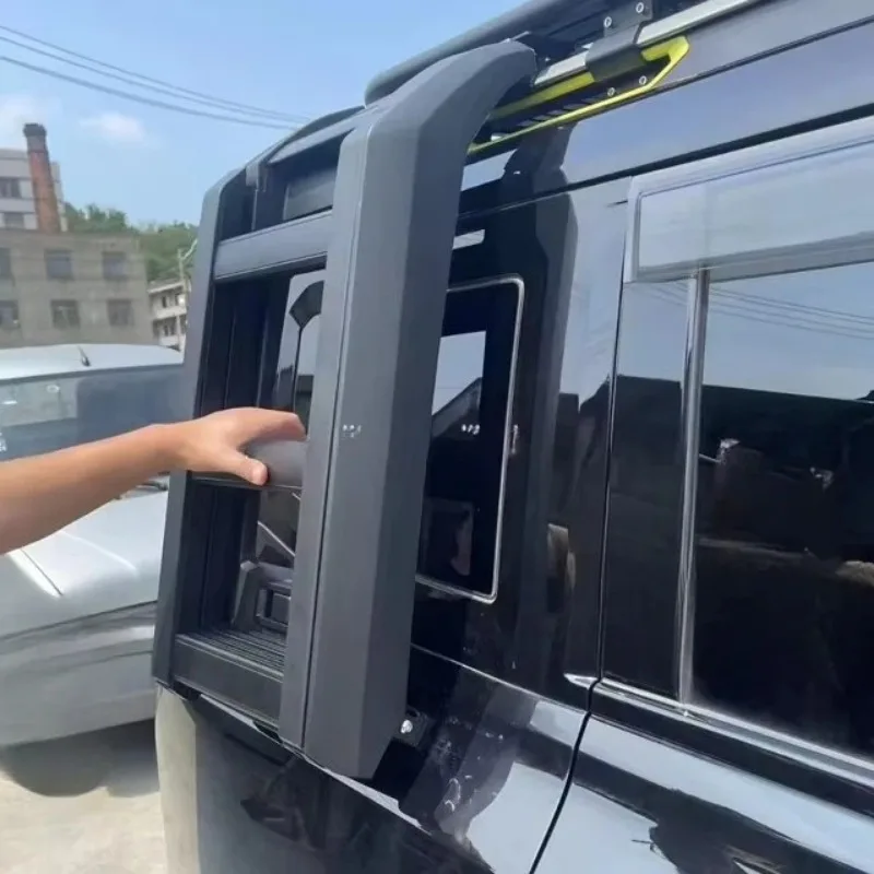 وصول جديد الألومنيوم الجانب تسلق سلم قابل للطي لملحقات المسافر Jetour T2 #5