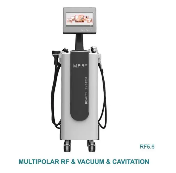 Vertical Multipolar Cavitation Vacuum Body Slimming Face Lift Beauty Salon Equipment