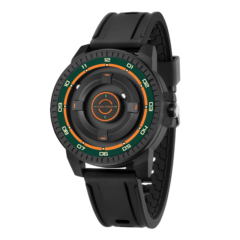 GORMAN Stainless Steel Watch Men's European and American Business Leisure Quartz Watch Waterproof Outdoor Sports Watch