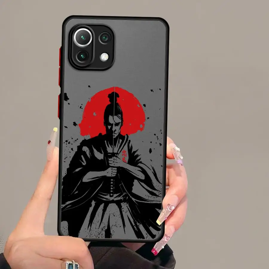 غطاء خلفي للهاتف لهاتف Xiaomi Mi 11T Pro 11 Lite فنون الساموراي القتالية اليابانية