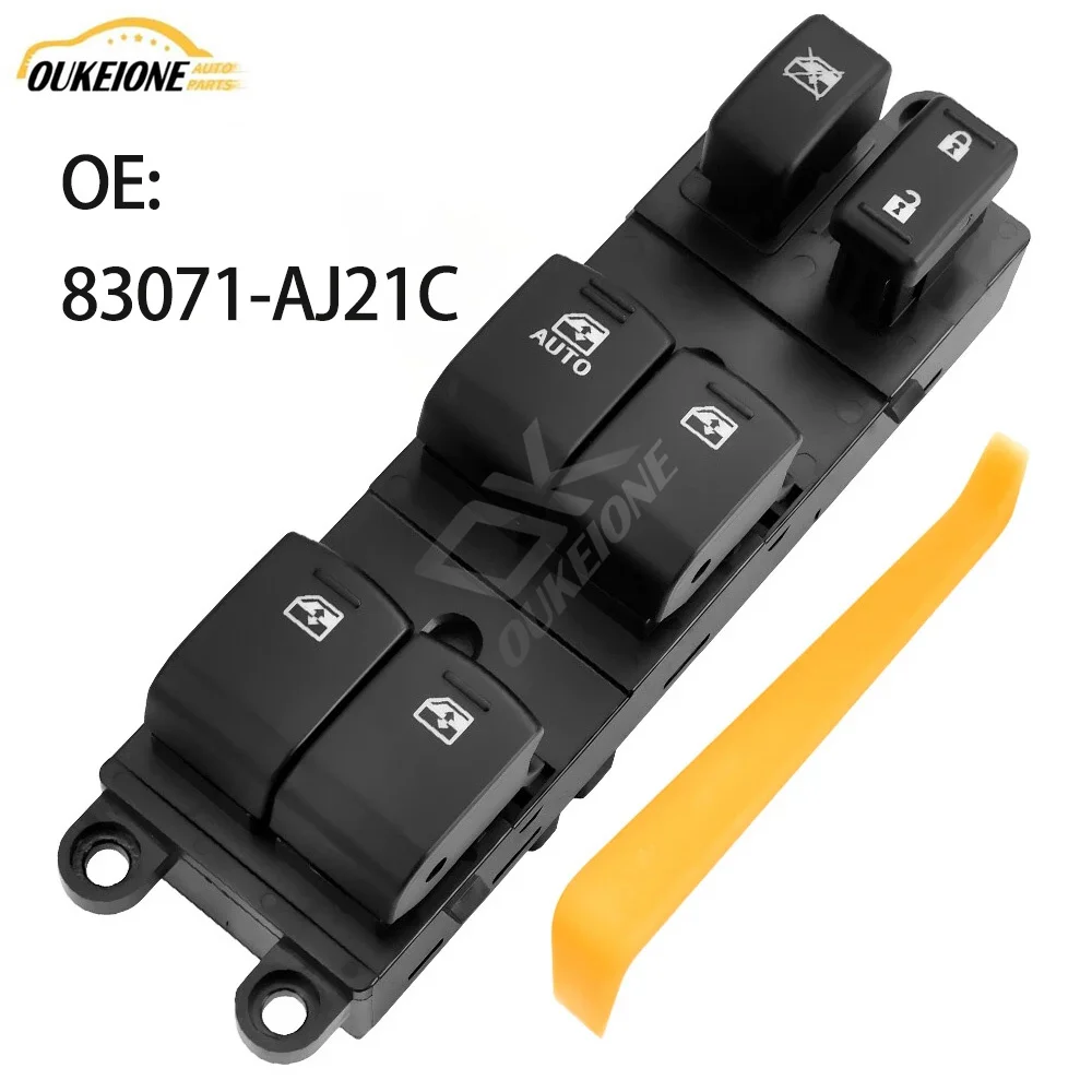 Front Left Electric Power Window Control Switch for 2013 2014 2015 2016 2017 Subaru Legacy Outback 83071-AJ21C Car Accessories