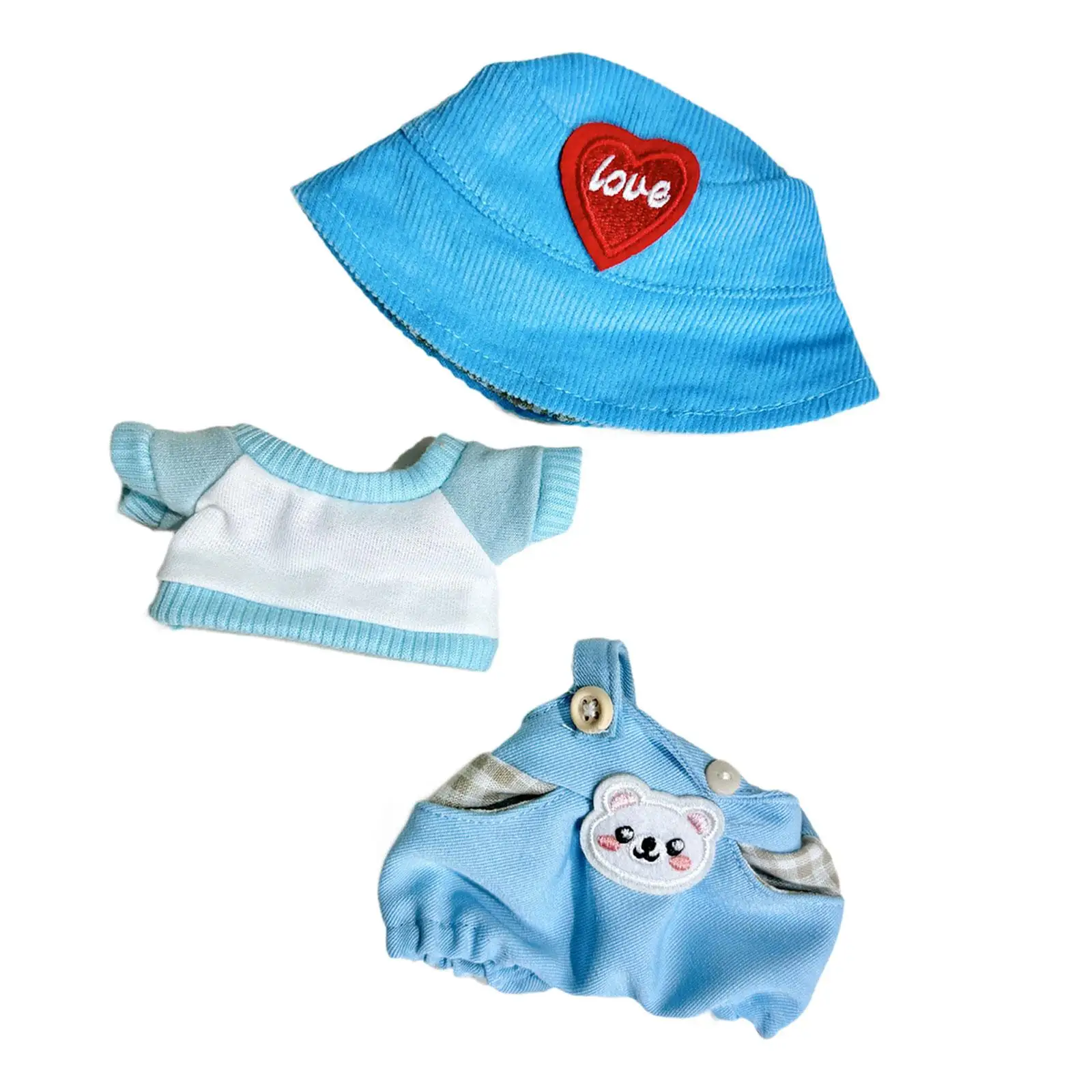 

Мягкие кукольные подтяжки, брюки и рубашка, модная образовательная одежда своими руками для кукол 15 см 17 см