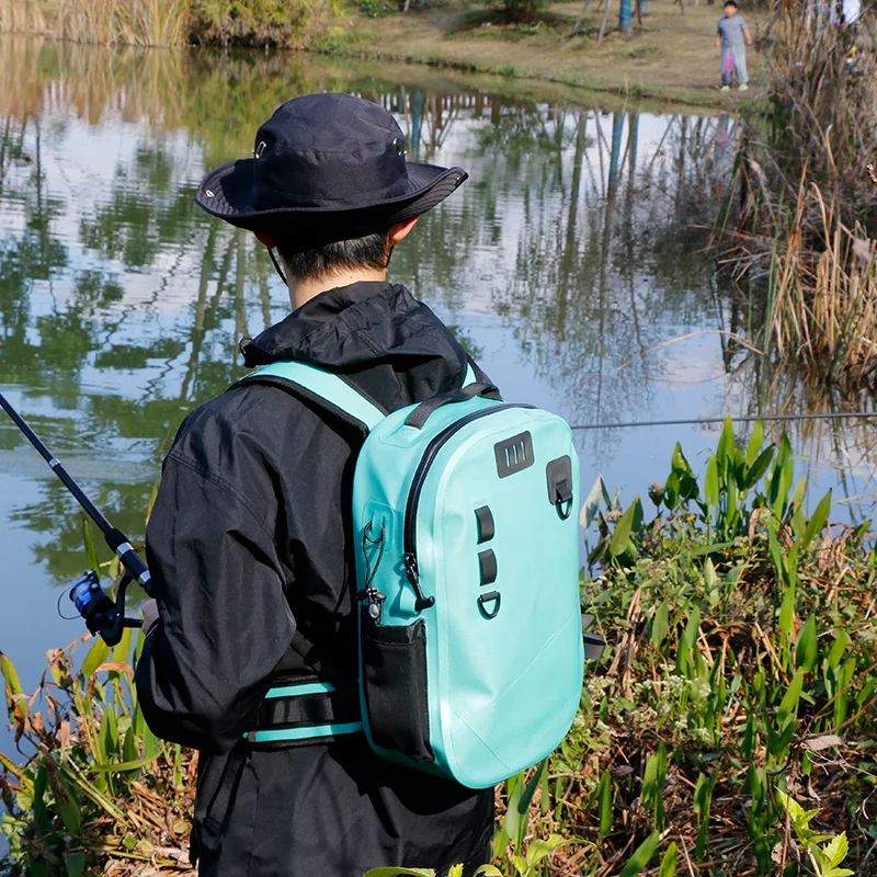 

Large-capacity outdoor multi-functional backpack with double straps, airtight and lightweight, suitable for fishing, hiking, mou