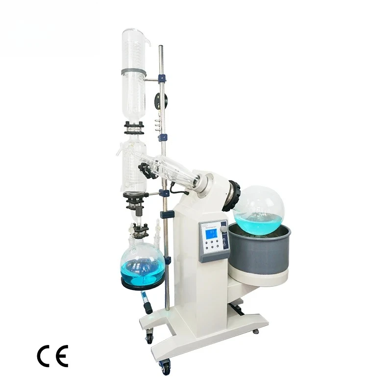 5L Rotary Evaporator, Factory Wholesale Alcohol Distillation Equipment with Competitive Low Price for Lab Ethanol Concentration