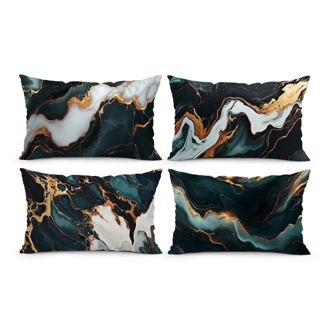 30x50 dark green marble Cushions Pillowcase Cushion Cover Throw Pillow Sofa Decoration Pillowcover Home Car Sofa Decor