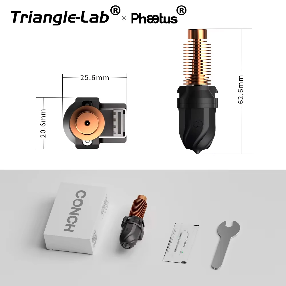 Trianglelab®& Phaetus® Conch Hotend Perfect Fit for Flashforge AD5M/AD5M Pro