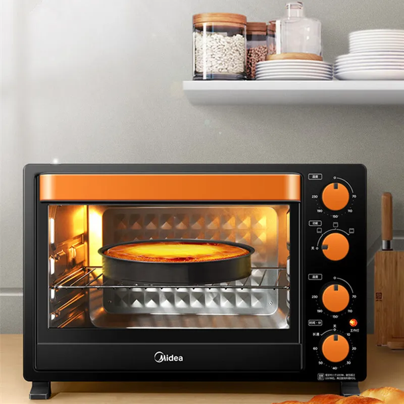 

Midea Electric Oven, Household Fully Automatic Baking, Multifunctional Independent Temperature Control 35L Pizza Oven