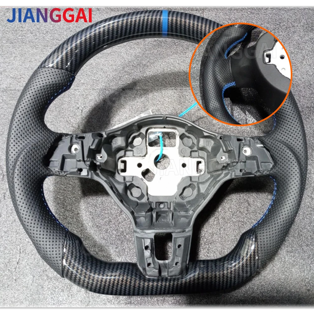 Hydro-Dip Koolstofvezel Stuurwiel Voor Volkswagen Golf 6 GTI MK6 GTD R 2009-2013 Polo GTI Tiguan Passat R-Lijn Stuurwiel