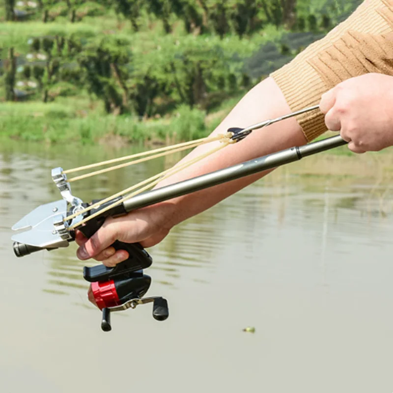 

Fishing catapult outdoor professional fishing straight rod catapult red/green laser fishing reel high-power shooting