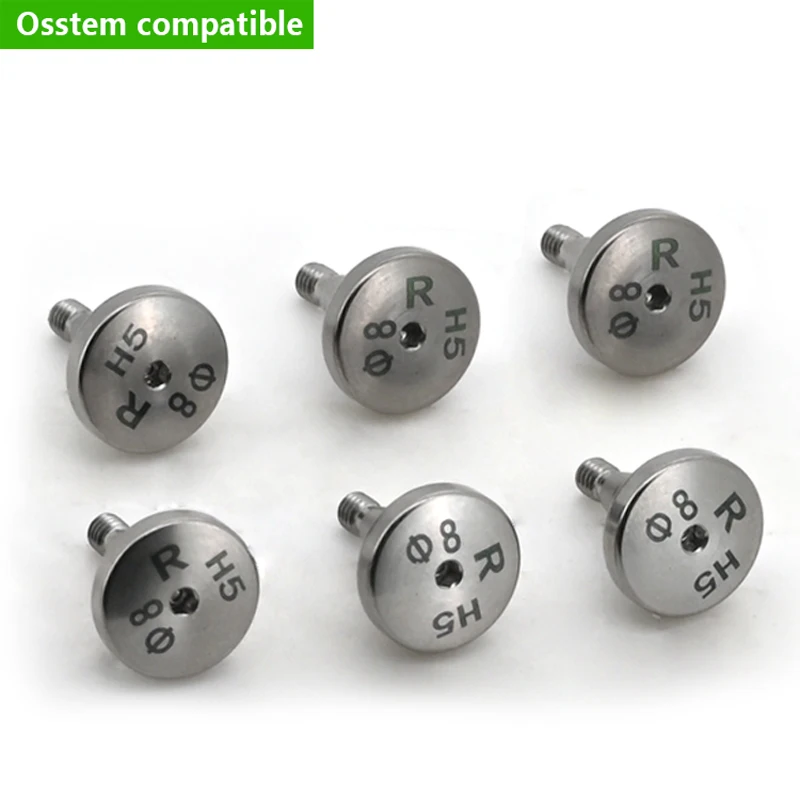 

For Osstem Dental Healing Abutment Healing Cap Titanium Grade 5 Custom OEM ODM CNC Machined Abutment Factory Price Fast Shipping