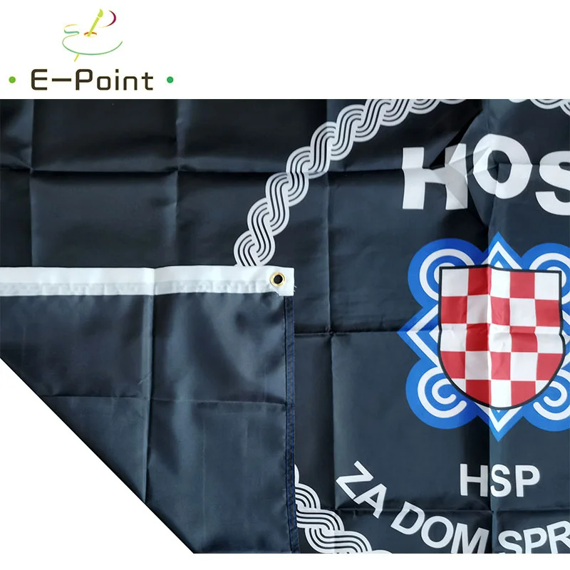 Croatian Defence Forces Flag Croatia HOS Flag 2*3ft (60*90cm) 3*5ft (90*150cm) Size Christmas Decorations for Home and Garden