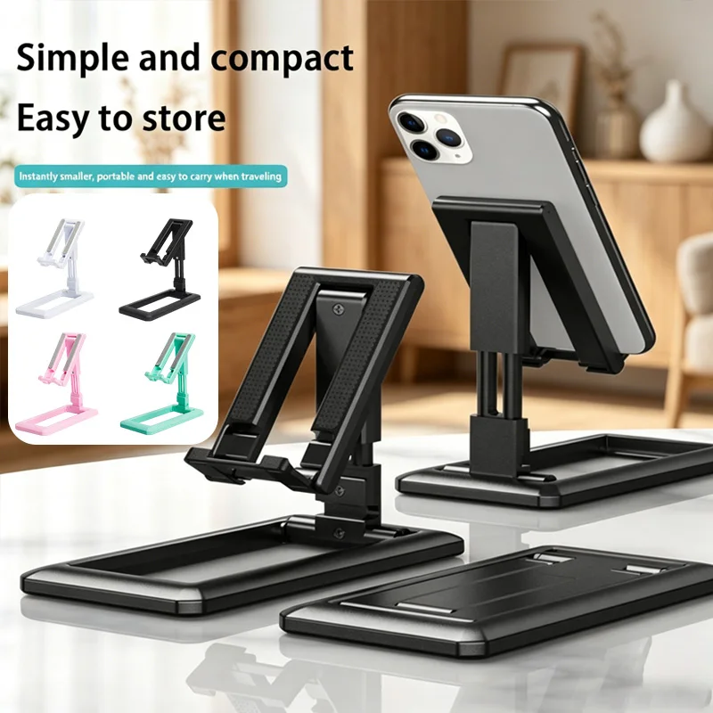 Foldable Tablet Mobile Phone Desktop Phone Stand Scalable Adjustable Desk Holder Desktop Bracket for iPad iPhone Samsung New