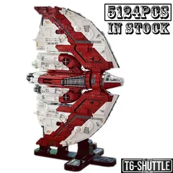 New MOC-154120 PiXEL DANs T-6 Jedi Shuttle UCCS STYLE Model Building Blocks Bricks Toys Birthdays Children Kid  Birthdays Gifts