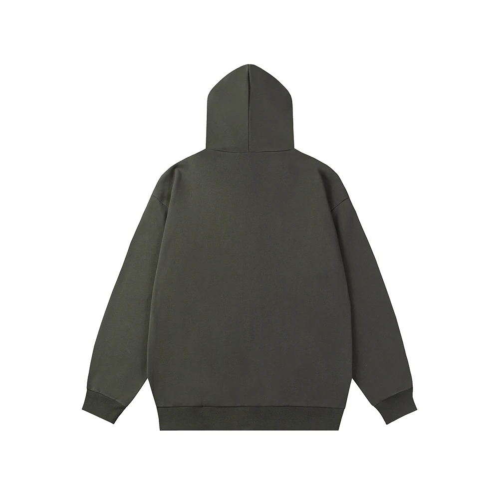 Fashion Autumn Sweatshirt 8th Collection New Colorway Cotton Hoodies Sweatshirts Rubberzied Label Men  Hip hop Oversize Hoodies