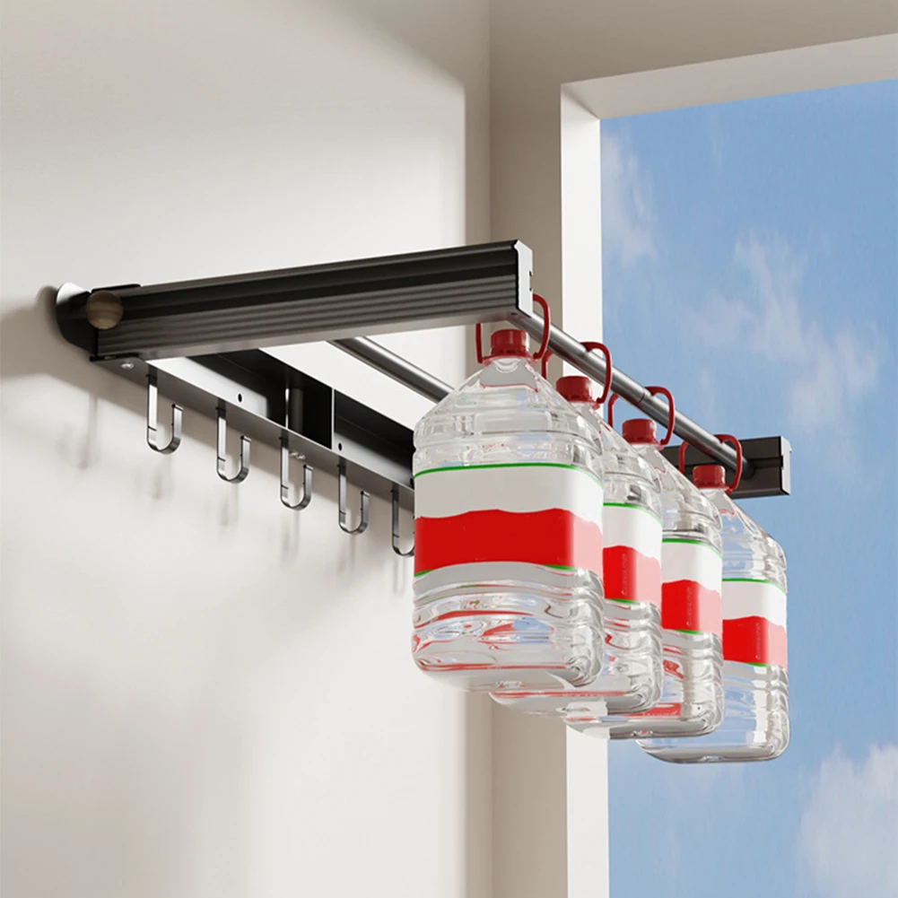 

Wall Mounted Clothes Drying Rack Foldable Laundry Drying Rack Clothes Hanger for Drying Clothes