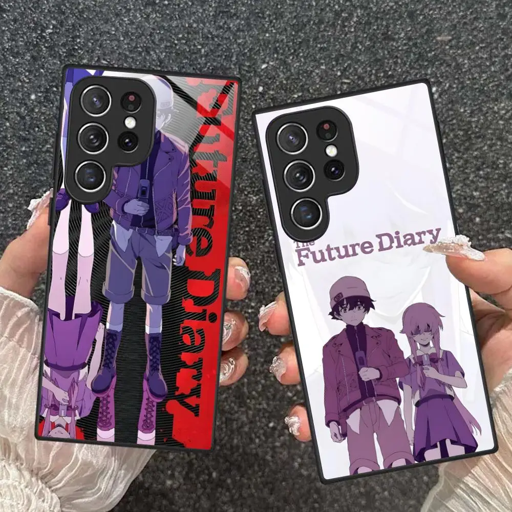 Future Diary Amano Yukiteru Phone Case for Samsung Galaxy A56 55 54 53 52 51 36 35 34 23 16 15 5G Glass Protective Cover