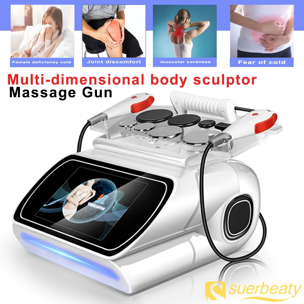 3 In 1 Tecar Therapy Machine With CET RET Massage Gun For Body & Face Management