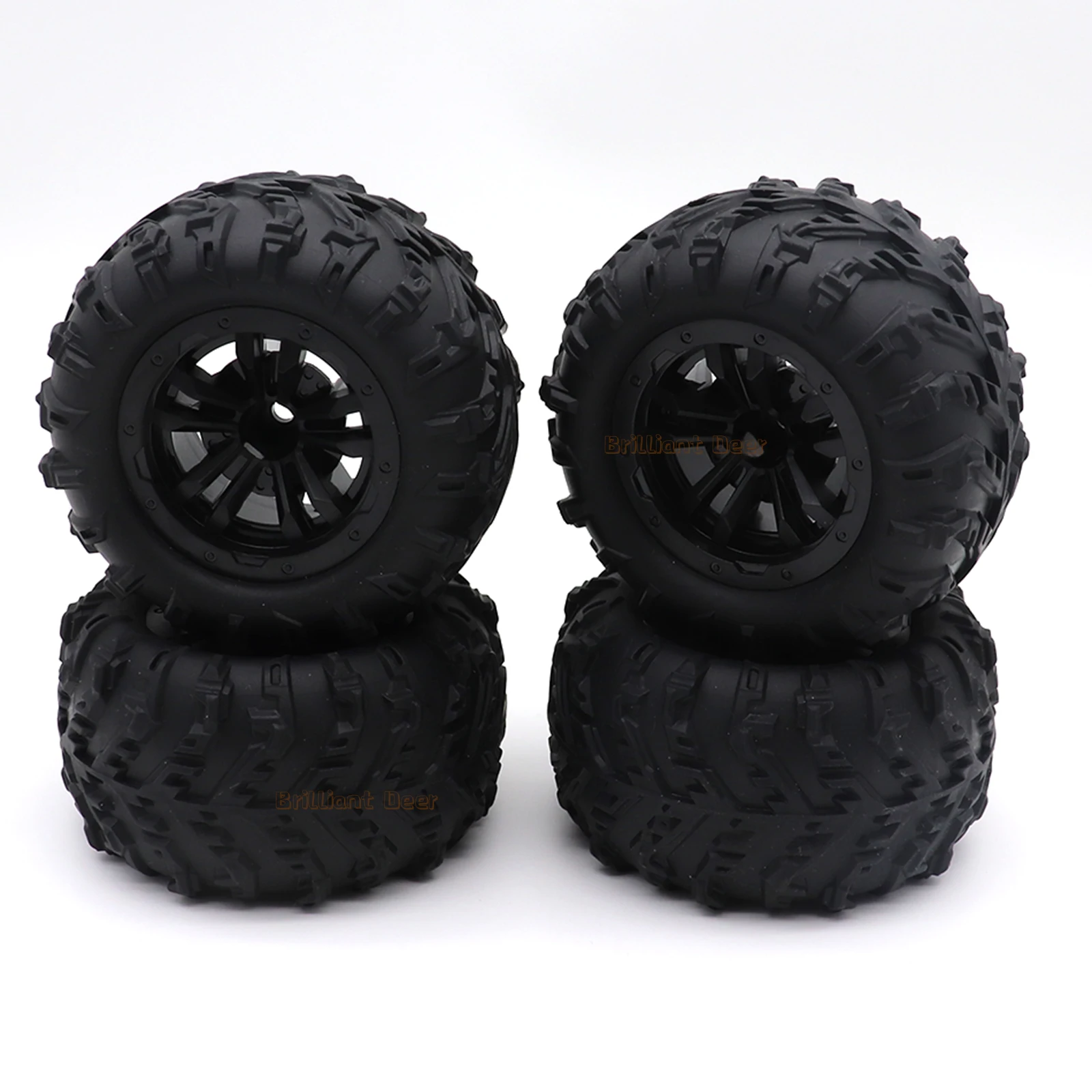 4 Pz/lotto 12 millimetri Esagonale Monster Truck Ruota Pneumatici per SCY 16101 Pro 16102 Pro 1:16 Off Road RC Auto Parti di Aggiornamento 6034