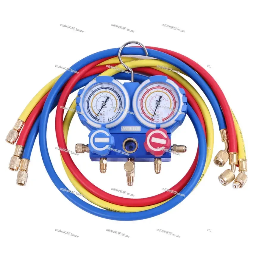 

Value R410A R407A R134A R22 MANIFOLD GAUGE WITH HOSES VMG-2-R410A-B