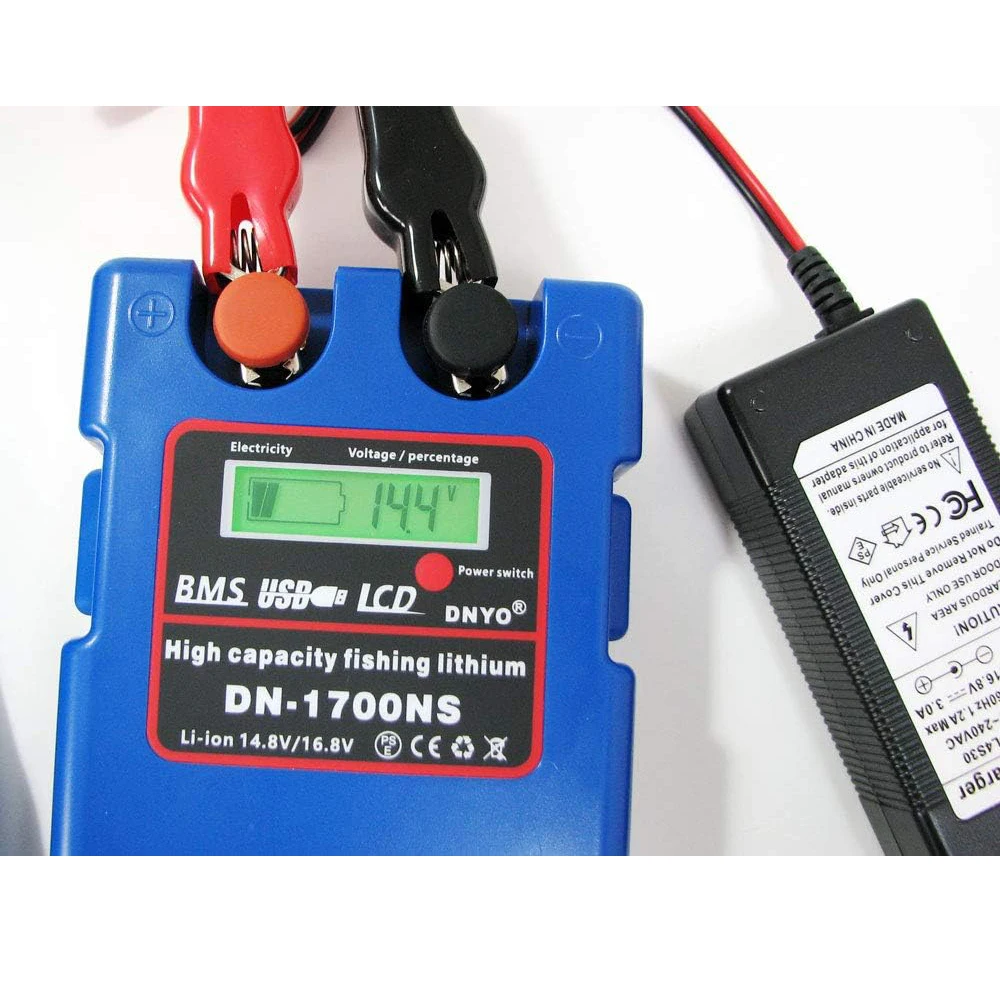 Bateria de pesca recarregável substituição para Daiwa, 14.8V, 14000mAh