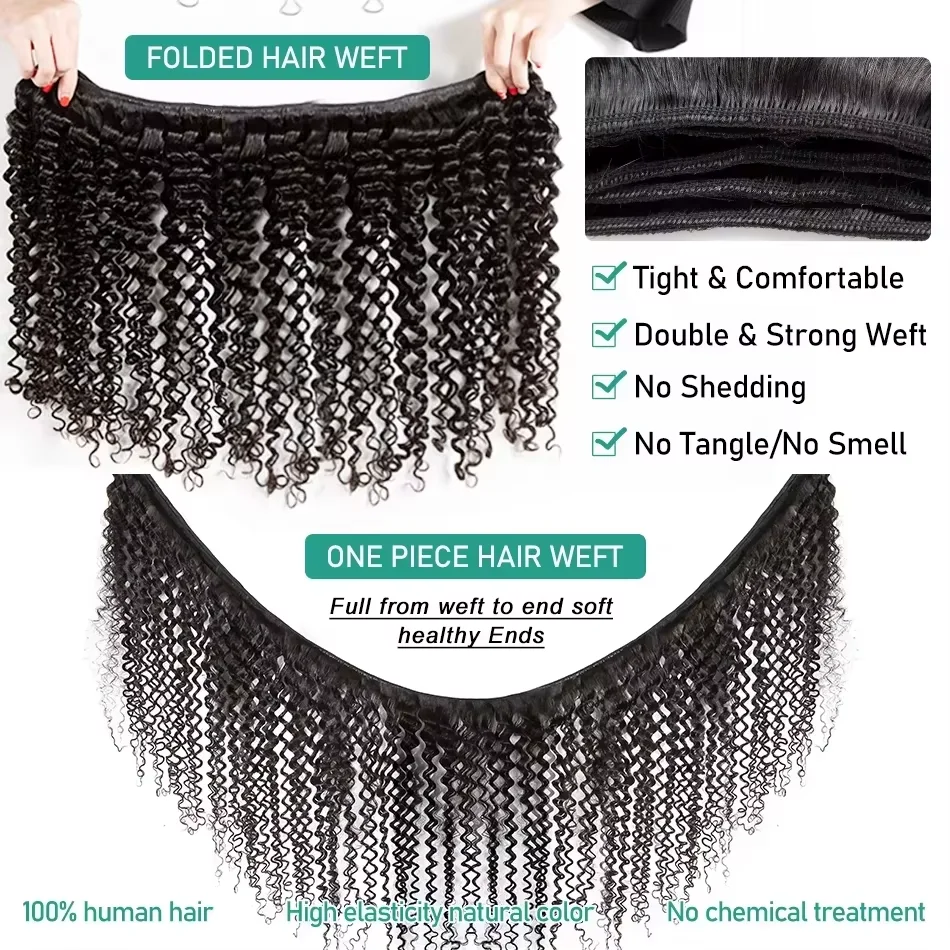 IRoshion Birmano Onda Profonda 30 40 Pollici 100% Ricci Vero Capelli 1/3/4 Non Trasformati Doppia Trama Estensioni Dei Capelli Tessuto Fascio di Capelli