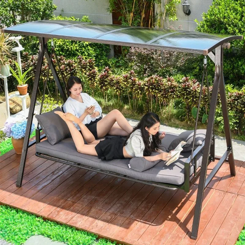 Family outdoor swing courtyard rocking chair balcony outdoor yard leisure Internet celebrity hanging chair household multi-perso