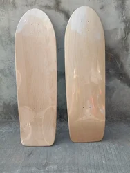 34inch Land surf SKATE DECK 34 inch 7-layer northeast Maple cold pressed long single double warped big fish board surface OEM