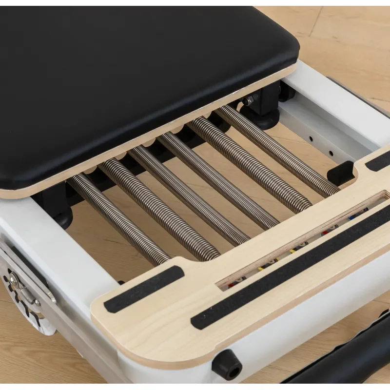 Alloy Yoga Studio White Aluminium Machine Folding Reformer Aluminum Commercial Pilates Machine Pilates Equipment
